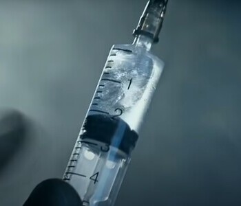 Лечение зависимости от тропикамида в Балашихе Шприц с жидкостью